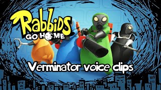 Rabbids Go Home  Verminator Voice Clips [upl. by Jaf588]