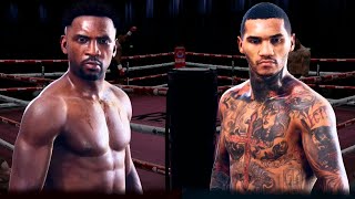 Nigel Benn vs Conor Benn FULL FIGHT  Undisputed Boxing Game AI Simulation [upl. by Nahtanhoj]