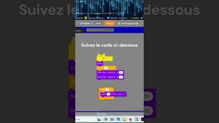 FAIRE UN MENU SUR SCRATCH EN 1 MINUTE shorts scratch menu games [upl. by Sew]