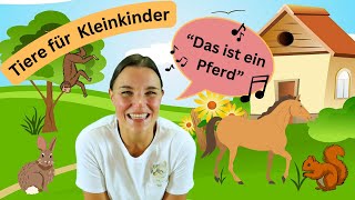 Tiere für Kleinkinder  Part 1  Tiere für Kinder  Lernen für Kleine mit Miss Josi [upl. by Eitirahc]