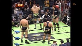 NOAH  Manabu Nakanishi amp Yutaka Yoshie vs Takeshi Morishima amp Takeshi Rikio [upl. by Nnylsia]