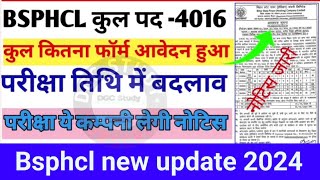 Bsphcl new update 2024 Bsphcl exam date 2024  Bsphcl syllabus 2024 [upl. by Htesil]