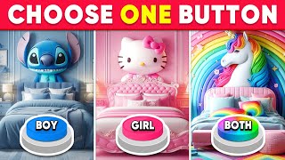 Choose One Button BOY or GIRL or BOTH Edition 💙❤️🌈 Fox Quiz [upl. by Nitsirhc896]