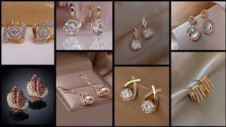 30latest Bridal Gold Earrings designs Most beautiful Gold Earrings designs New Earrings Designs [upl. by Haem]