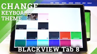 How to Customize Keyboard on BLACKVIEW Tab 8 – Keyboard Theme [upl. by Suilmann]