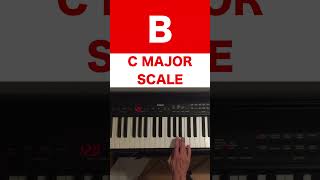 C Major Scale On Piano Easy Tutorial For Beginners  Music Simply Understood music Cmajor [upl. by Fredkin]