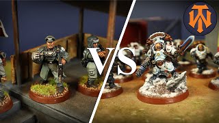 76 Astra Militarum VS Leagues of Votann 40k Battle Report 10th Edition Combat Patrol [upl. by Suoivart459]