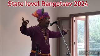 Rangotsav 2024 State level presentation by Surender KumarBlock MundlanaDistt sonipat [upl. by Anyzratak464]