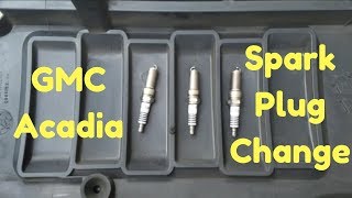 GMC Acadia Spark Plug Change  Easy and Simple [upl. by Eive]