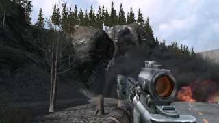 Call Of Duty 4 On ATI Radeon HD 3450 [upl. by Osnofedli]