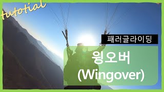 패러글라이딩 윙오버 탠덤교육  Paragliding Wingover training by Tandem [upl. by Aissej]