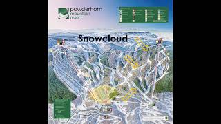 Skiing Colorado at Powderhorn Mountain Resort  Snowcloud Trail [upl. by Garrison691]