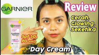 Review GARNIER Sakura Glow Day Cream SPF 30  Risa Florendo [upl. by Nomrac]