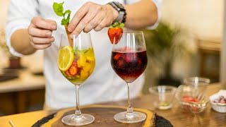 Sangria e clericot drinques de vinho [upl. by Morvin]