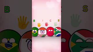 g7 and Brics countryballs russia usa india ukraine china [upl. by Airolg]