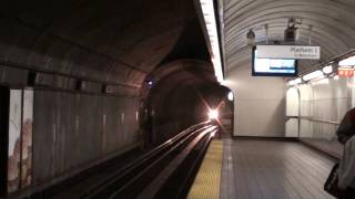 SkyTrain running at maximum frequency plus new Olympic announcements HD 1080 [upl. by Mazurek]