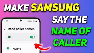 How to Activate Caller Name Announcer in Samsung Galaxy M35 [upl. by Yttik]