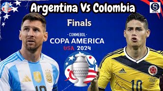 ARGENTINA Vs COLOMBIA PREDICTION COPA AMERICA 2024 FINALS  PREVIEW  LINEUPS  HEAD TO HEAD [upl. by Rustin814]