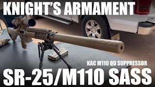 Knights Armament SR25 M110 SASS 「月刊Gun Professionals 2024年2月号」 [upl. by Llarret432]