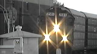 CSXT Q237 at the diamonds in Cordele GA in 1994 [upl. by Almire919]