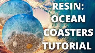 How to Make Beach Resin Coasters [upl. by Pietro]