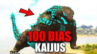 Pase 100 Días con Kaijus en ARK Hardcore Pelicula Completa [upl. by Zetana]