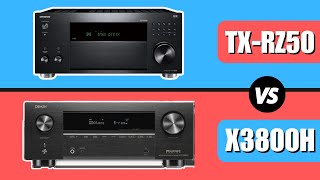 Onkyo TXRZ50 vs Denon X3800H  Which One is Better [upl. by Kruger623]