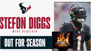 Stefon Diggs Injury  Fantasy Implications [upl. by Evan54]