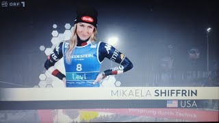 Mikaela Shiffrin Slalom Levi 2024 [upl. by Aennaej]