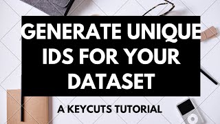 Generate unique IDs for your dataset for building summary reports  Excel amp Google Sheets [upl. by Lydia238]