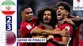 Iran vs Qatar 23 HIGHLIGHTS  AFC Asian Cup SemiFinals 2023 🇮🇷 🇶🇦 [upl. by Frank]