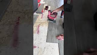 Lvp flooring construction remodel diy flooring hardwood lvp lvt fyp work trending tools [upl. by Wixted815]