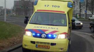 A1 compilatie ambulance dienst Rotterdam RijnmondGGD [upl. by Gaudet]