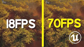 BOOST Foliage Performance In Unreal Engine [upl. by Ymmaj]