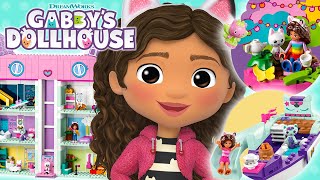 I Built ALL the Gabbys Dollhouse LEGO Sets in ONE DAY  LEGO Speed Build  GABBYS DOLLHOUSE [upl. by Ecar]