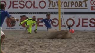 Highlights FIFA BEACH SOCCER WORLD CUP – EUROPE QUALIFIER ITALIABIELORUSSIA 21 [upl. by Hodosh423]