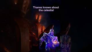 Did Thanos know about celestial 🤔 whats your opinion shots marvel [upl. by Akitan]