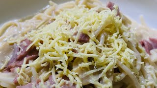 Tipid carbonara recipe 😍😋🥰 [upl. by Arretal503]