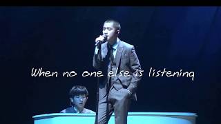 EXO DO Ft Chanyeol  For life Live English version Lyrics Video [upl. by Roter]