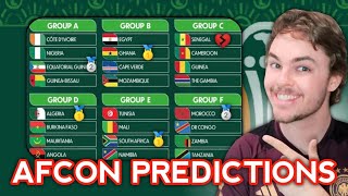 My Final AFCON 2023 Group Stage Predictions [upl. by Etnom]