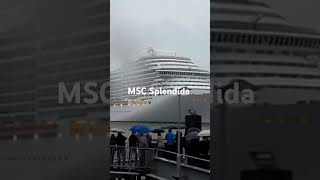 MSC Splendida seen before boarding Superspeed 1 [upl. by Selia19]