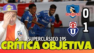 REFLEXIÓN TRAS EL COLO COLO 01 U DE CHILE [upl. by Amoreta]