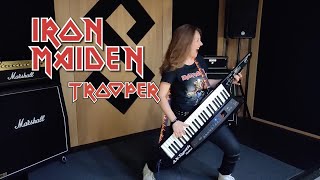 Iron Maiden  The Trooper KeyboardKeytar cover [upl. by Weir740]