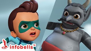 സൂപ്പർ ചിട്ടിയും ഭൂതവും  Super Chitti Episode  Malayalam Kids Cartoon amp Stories  Infobells [upl. by Amsirahc584]