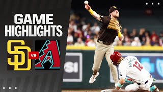 Padres vs Dbacks Game Highlights 92924  MLB Highlights [upl. by Lamiv84]