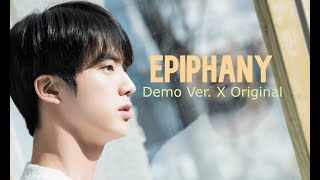 BTS Jin Epiphany Demo Ver X Original Lyrics Video [upl. by Annaj]