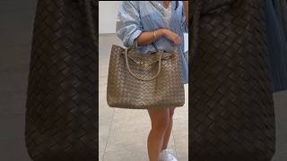 bottega veneta andiamo and parachute bags handbags luxurybag shopping [upl. by Nimajaneb]