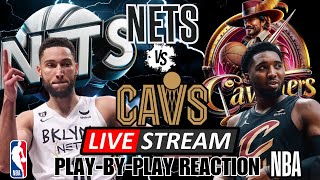 BROOKLYN NETS VS CLEVELAND CAVALIERS  NBA PLAYOFFS  LIVE PLAYBYPLAY REACTION [upl. by Gregorius]