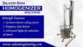 100liter SilverSon Homogenizer Machine  high shear emulsifier homogenizer  mixing machine [upl. by Giesecke]