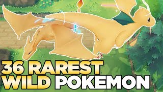 How to Find ALL 36 Wild Rare Pokemon in Pokemon Lets Go Pikachu amp Eevee [upl. by Ilan]